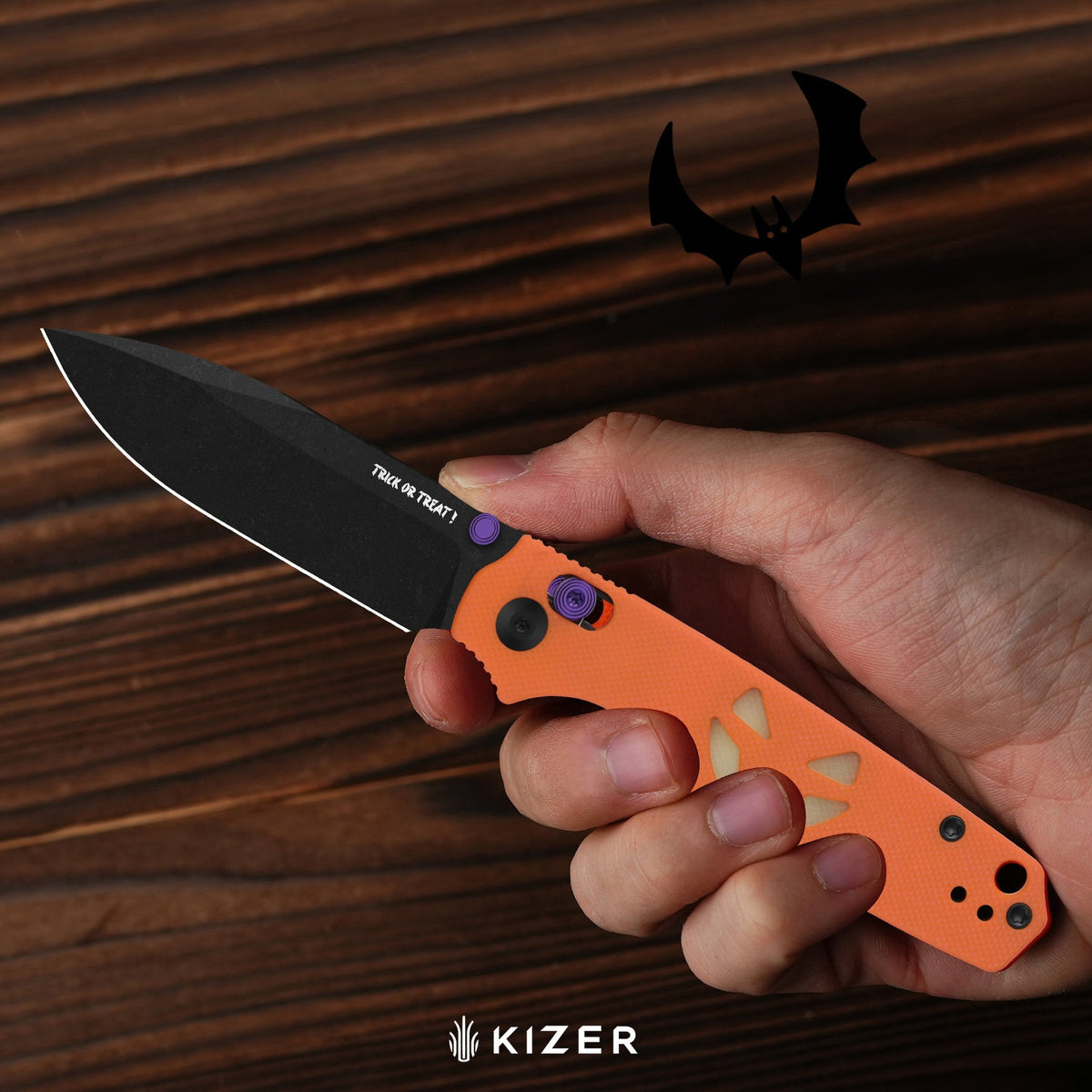 Halloween | Pokiman CD | AEB-L | G10 Handle with GID Inlays | KizerV™ 3789HW2 | Halloween Special Edition